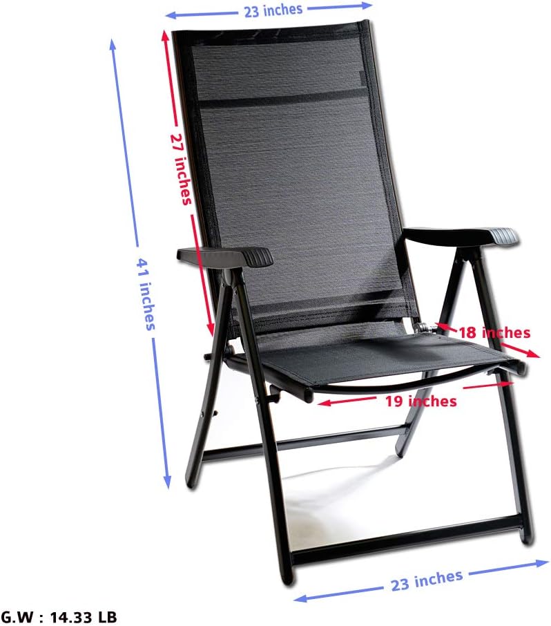 Foldable Reclining Outdoor Chair