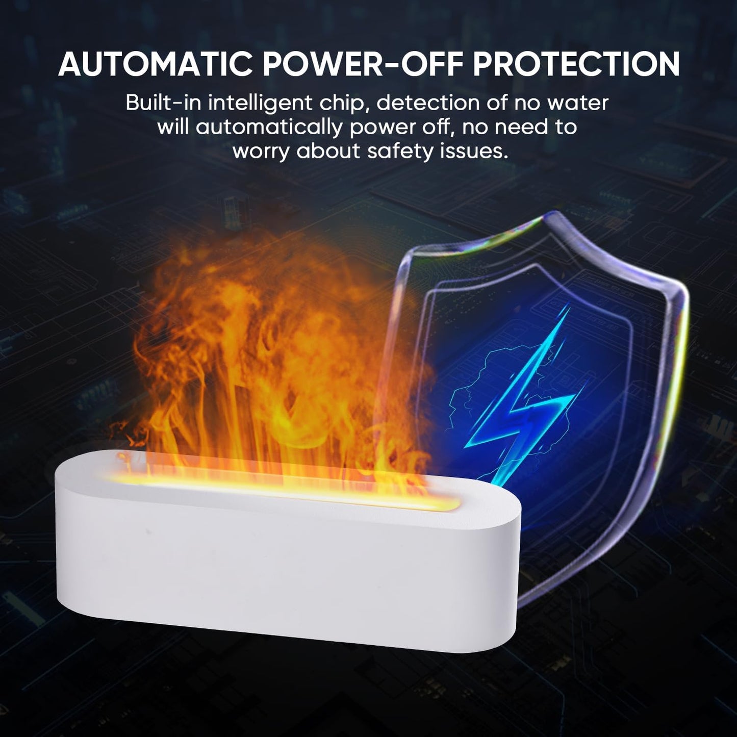 3D Flame Air Humidifier