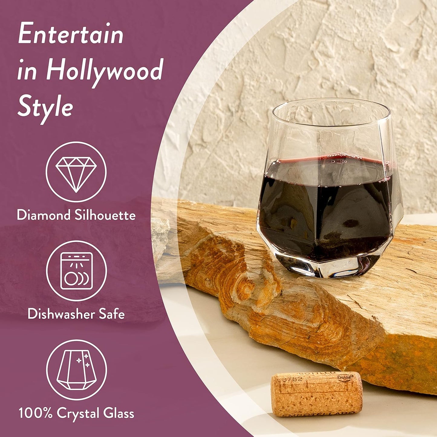 Modern Design Wine Glass Set