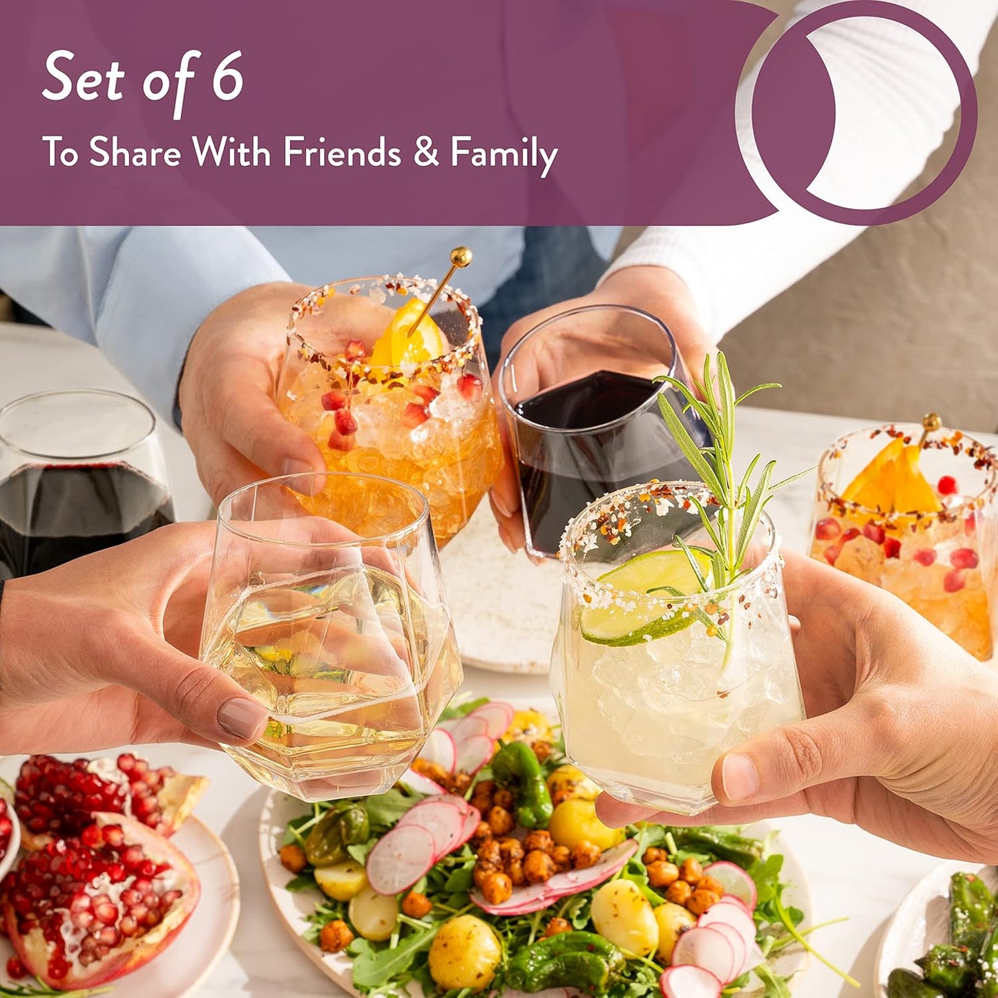 Modern Design Wine Glass Set