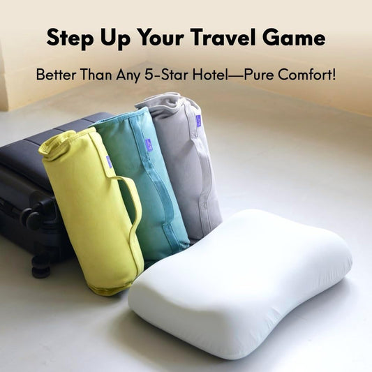 3-in-1 Travel Pillow (Neck, Eyes, and Lumbar Support)