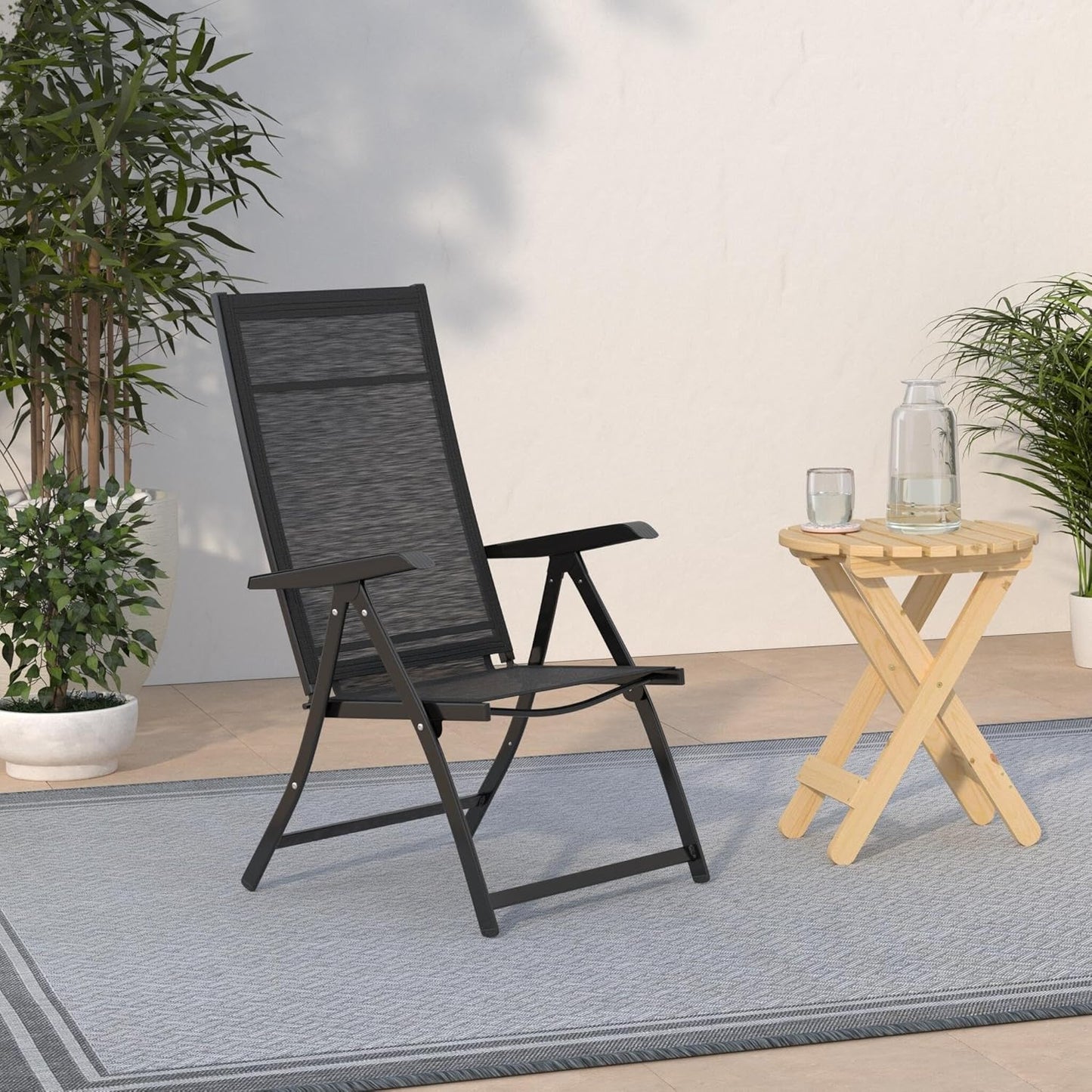 Foldable Reclining Outdoor Chair
